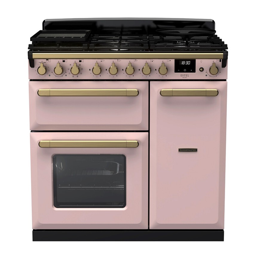 product image RangeM  Estel DLX D.Fuel  Pale Pink 90cm H 89.50 cm x W 99.40 cm x D 60.40 cm