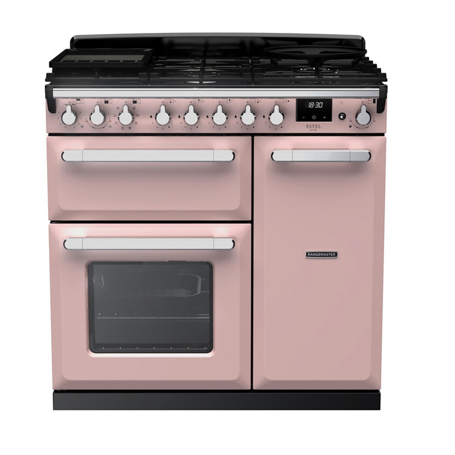 product image RangeM  Estel DLX D.Fuel  Pale Pink 90cm H 89.50 cm x W 99.40 cm x D 60.40 cm