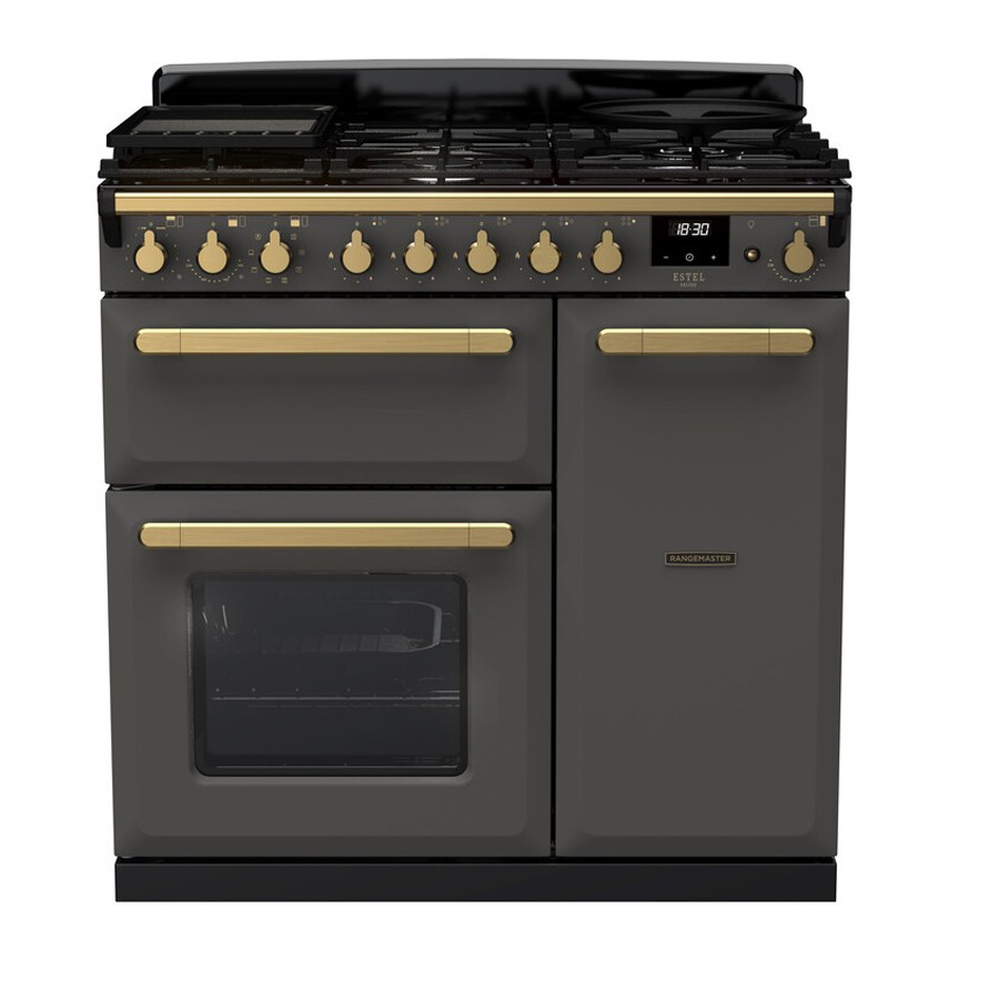 product image RangeM  Estel DLX D.Fuel  Slate 90cm H 89.50 cm x W 99.40 cm x D 60.40 cm