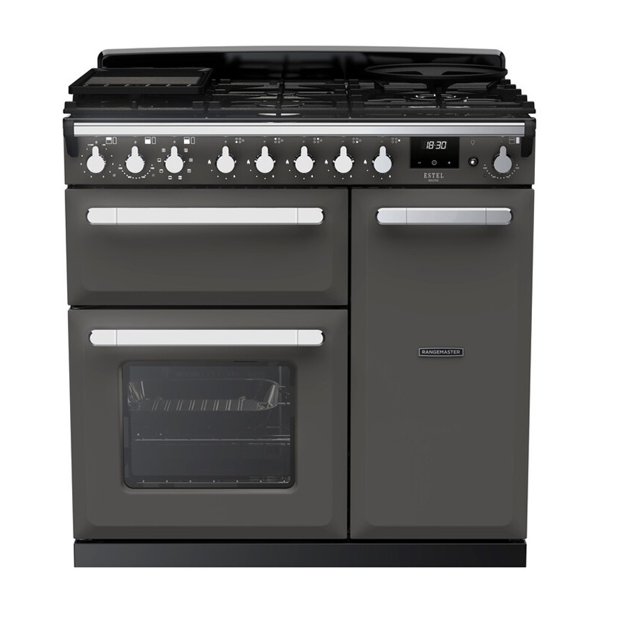 product image RangeM  Estel DLX D.Fuel  Slate 90cm H 89.50 cm x W 99.40 cm x D 60.40 cm