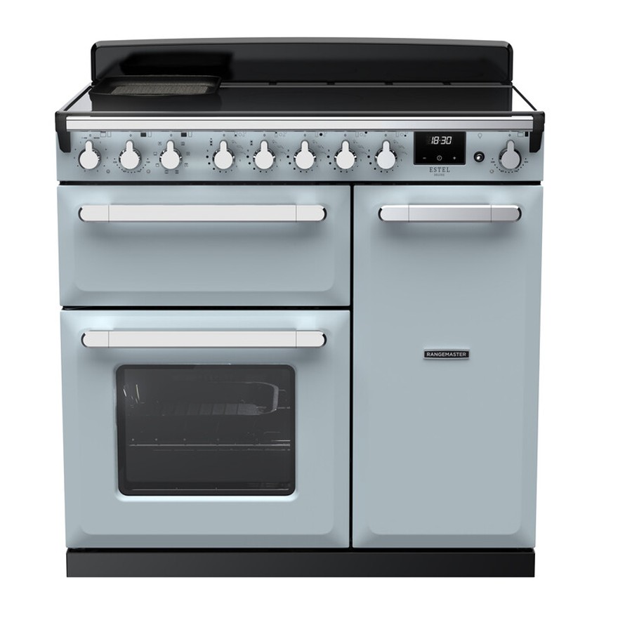 product image RangeM  Estel DLX Ind. Misty Blue 90cm H 89.50 / 93.50 cm x W 90.00 cm x D 61.70 cm