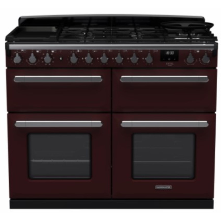 product image RangeM Estel DLX OC D.Fuel Bordeaux 110 H 89.50 cm x W 109.20 cm x D 60.40 cm