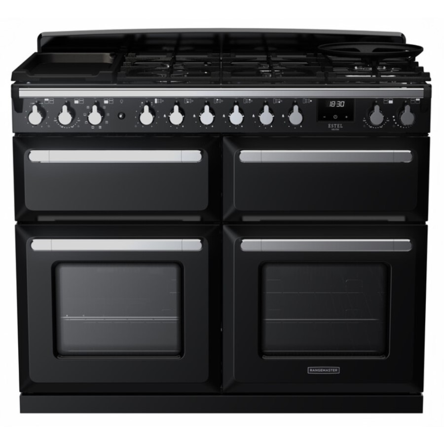 product image RangeM Estel DLX OC D.Fuel GLS Blk 110cm 89.50 cm x W 109.20 cm x D 60.40 cm