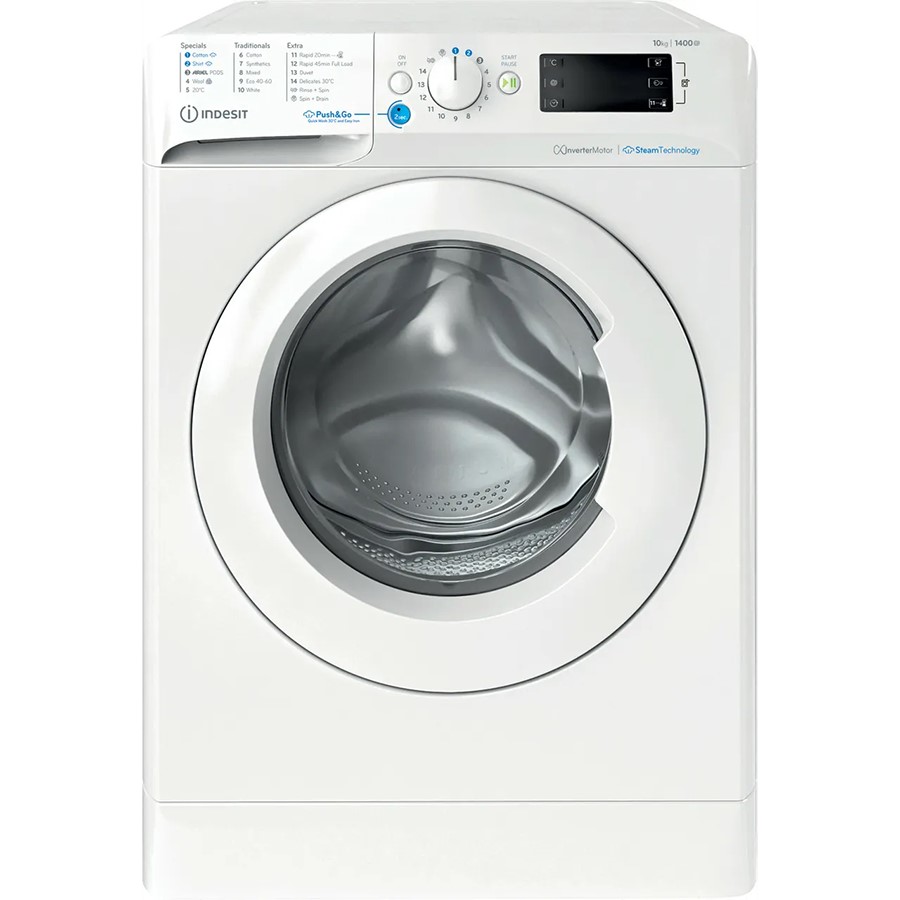 product image Indesit 10 Kg Washing Machine 1400 rpm H 85cm x W 59.5cm x D 60.5cm