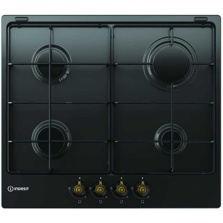 product image Indesit Hob Gas 4 Burners Black H 5.60cm x W 58.00cm x D 51.00cm