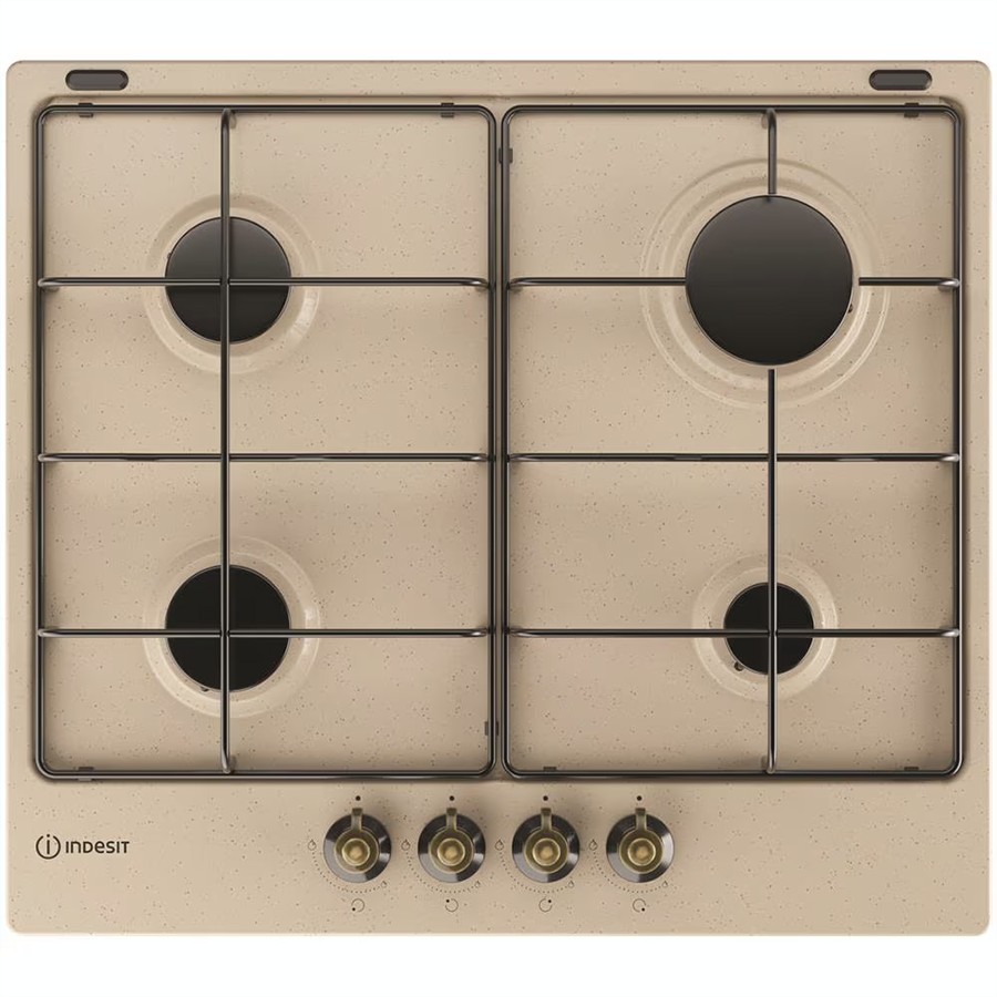 product image Indesit Hob Gas 4 Burners Oat Finish H 5.6cm x W 58.0cm x D 51.0cm