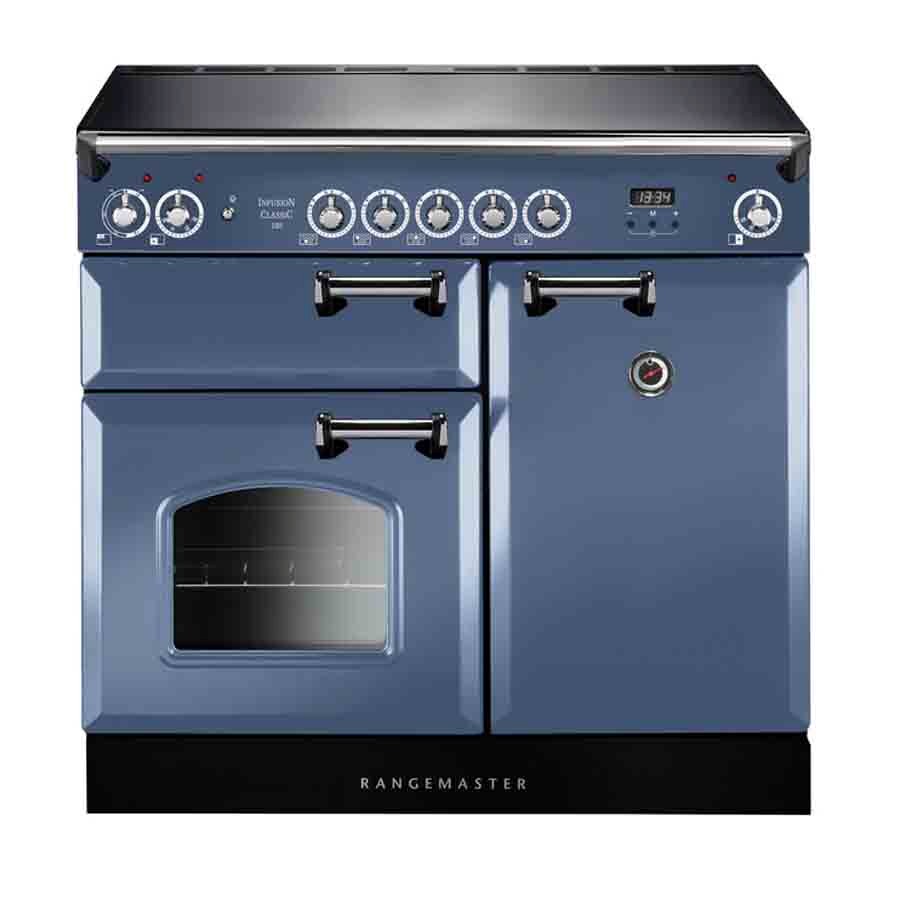 product image RangeM Infusion Class 100 IND.Stone Blue H 90.50 / 93.00 cm x W 99.40 cm x D 67.90 cm