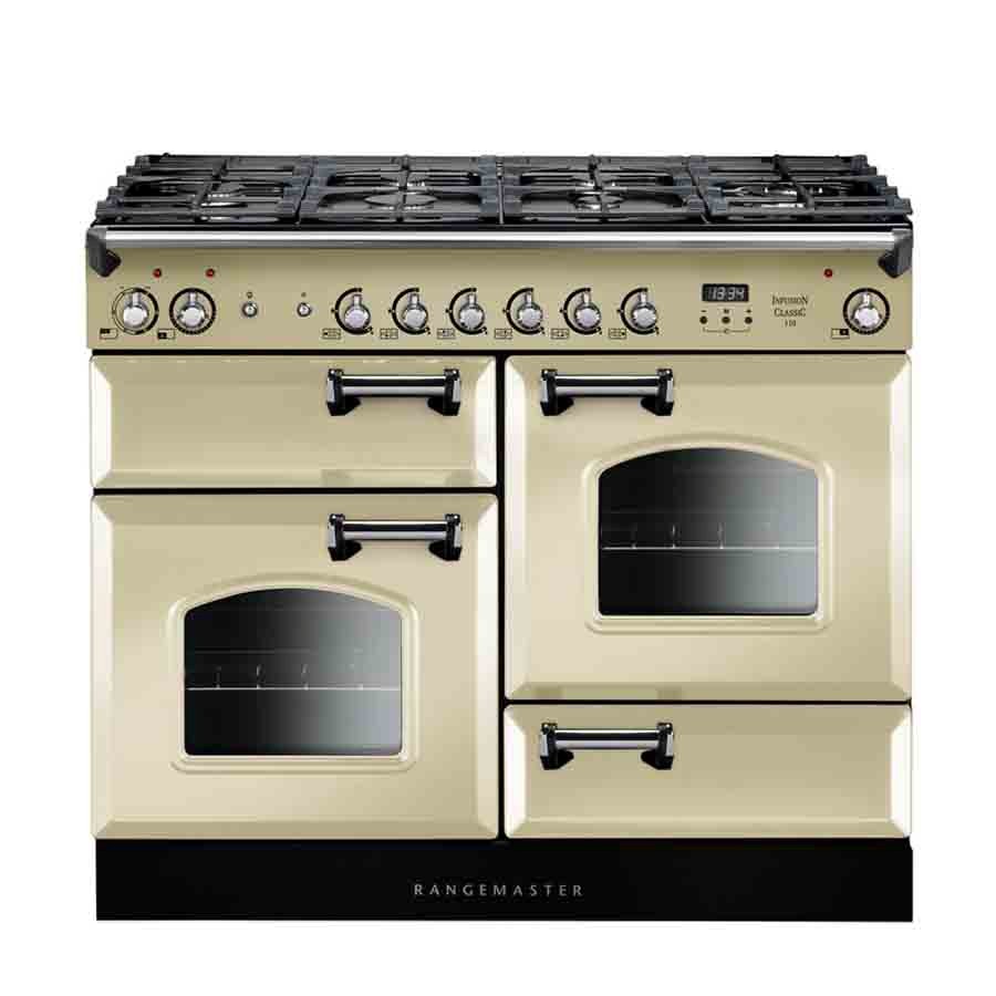 product image RangeM Cooker Infusion DF Cream 110 cm H 90.50 / 93.0 cm x W 109.20 cm x D 60.80 cm