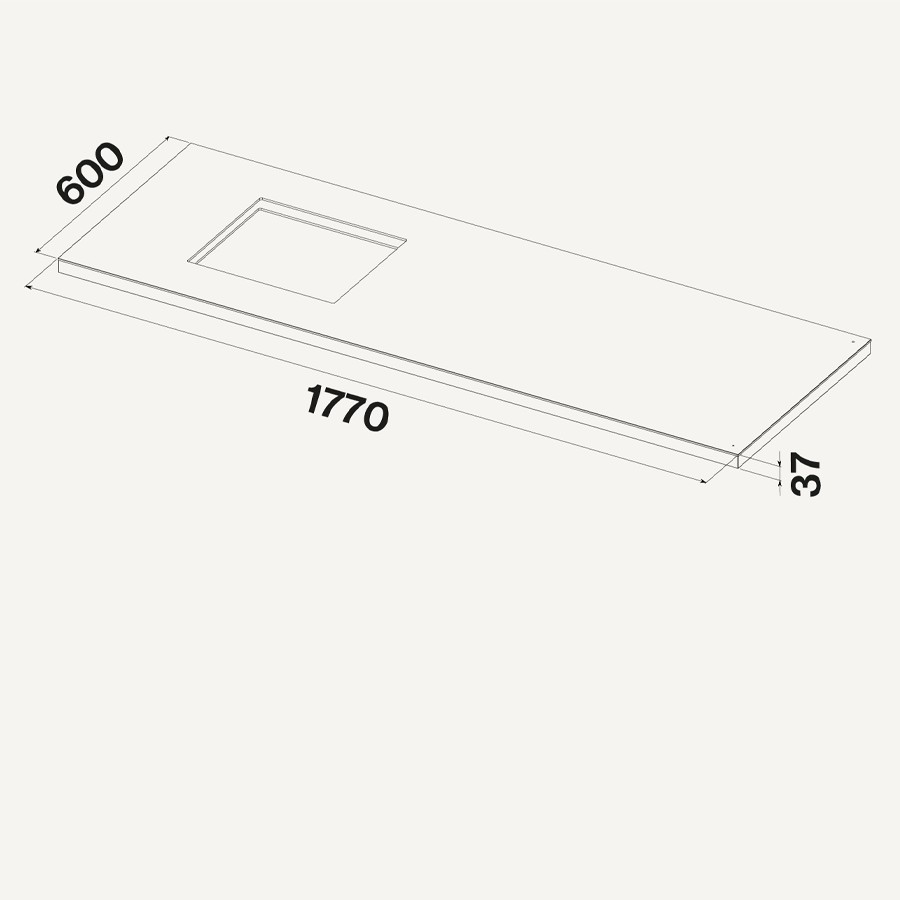Falmec Glass For Zenith 180 Island Image