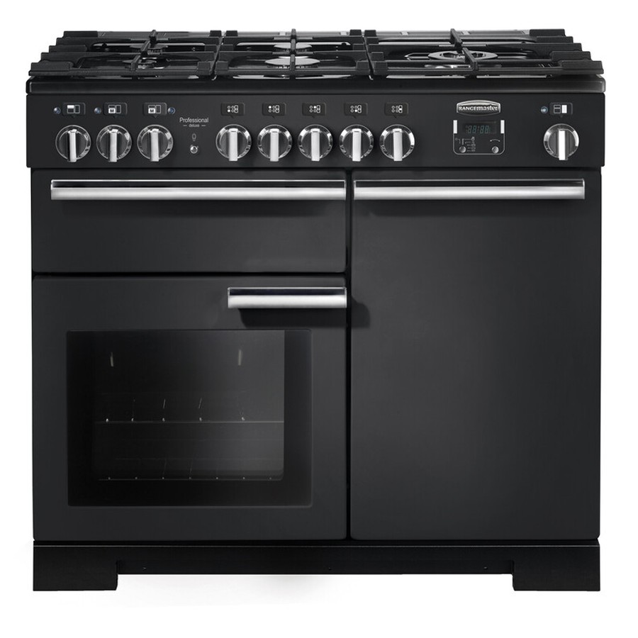 product image RangeM Professional DL 100 DF Charcoal B H 90.50 / 93.00 cm x D 64.50 cm x W 99.40 cm