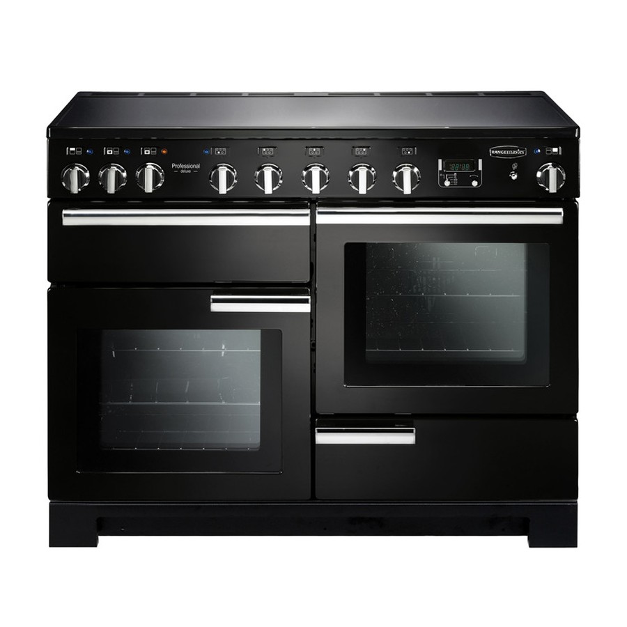 product image RangeM Professional DL 110 IND. Black H 90.50 / 93.00 cm x D 60.80 cm x W 110.00 cm