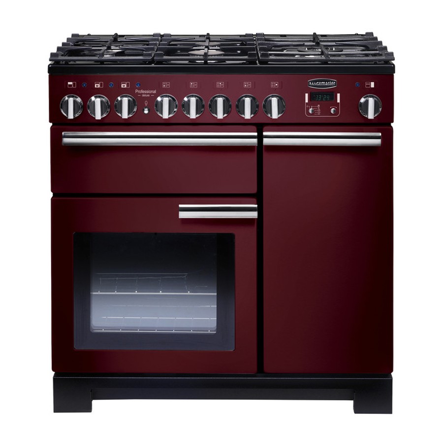 product image RangeM Professional DL 90 DF Cranberry H 90.50 / 93.00 cm x D 64.90 cm x W 90.00 cm