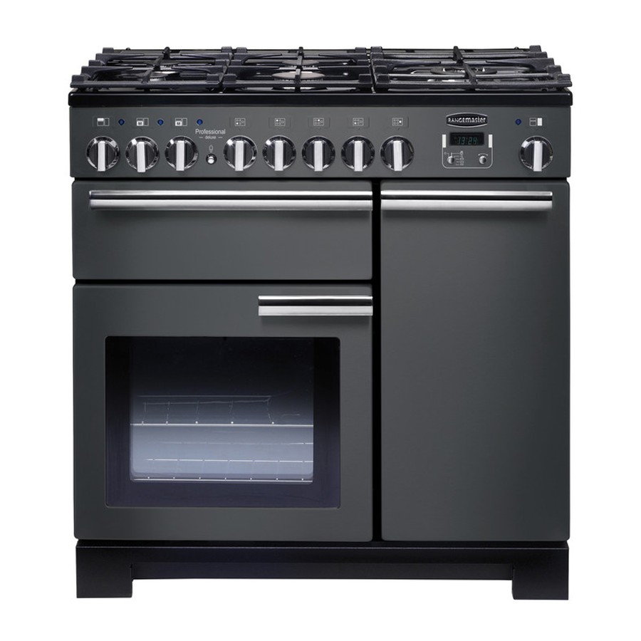 product image RangeM Professional DL 90 DF Slate H 90.50 / 93.00 cm x D 64.90 cm x W 90.00 cm