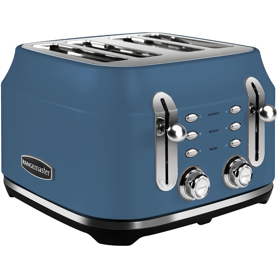 product image Rangemaster Classic 4 Slice Stone Blue H 19.00 cm x W 30.80 cm x D 30.20 cm