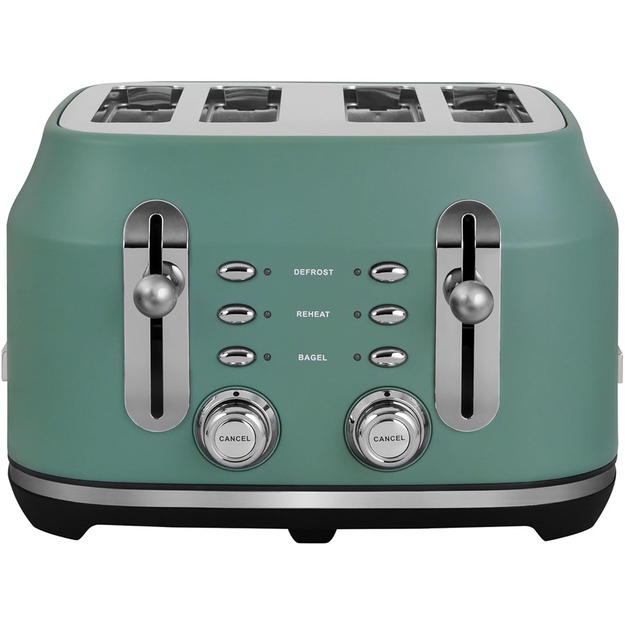 product image Rangemaster Classic 4 Slice Min. Green H 19.80 cm x D 30.20 cm x W 30.80 cm