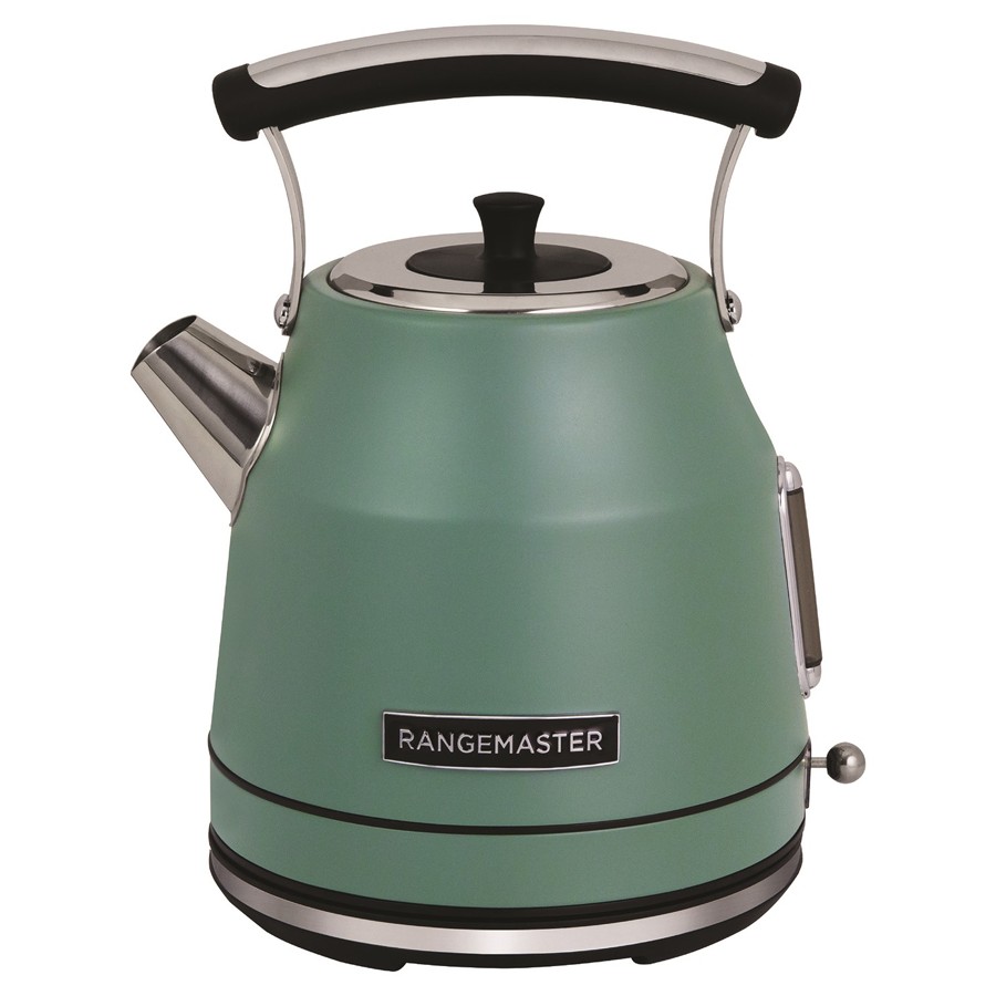 product image Rangemaster Classic Kettle M/Green 1.7 L H 27.60 cm x W 24.20 cm x D 21.60 cm