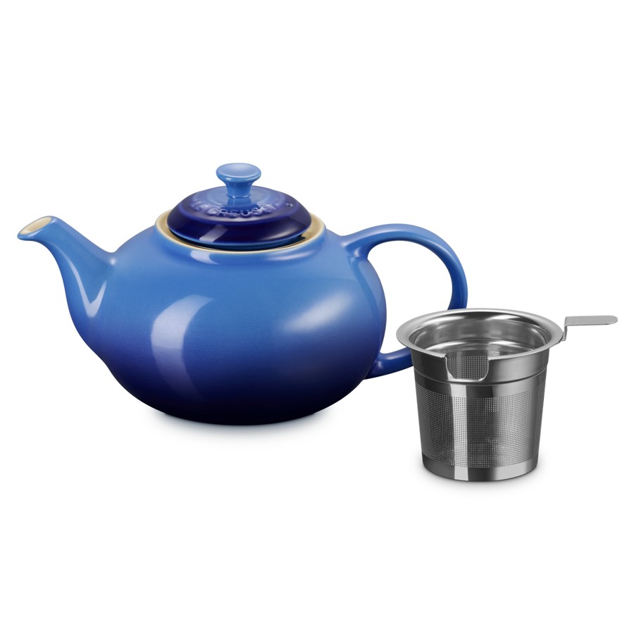 Le Creuset Teapot + S/S Infuser Az/Blue Image