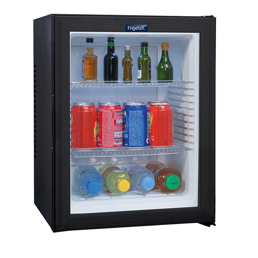 product image FrigeluX Minibar Glass Door Black 40 L H 54.8cm x W 40.2cm x D 42.8cm