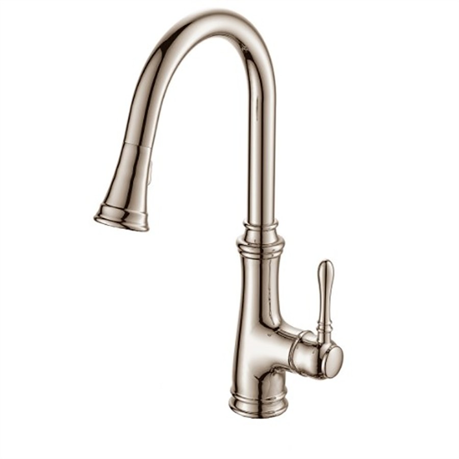 product image Bridge Point Satin Nickel Pull out mixer Satin Nickel Classic Pull out mixer