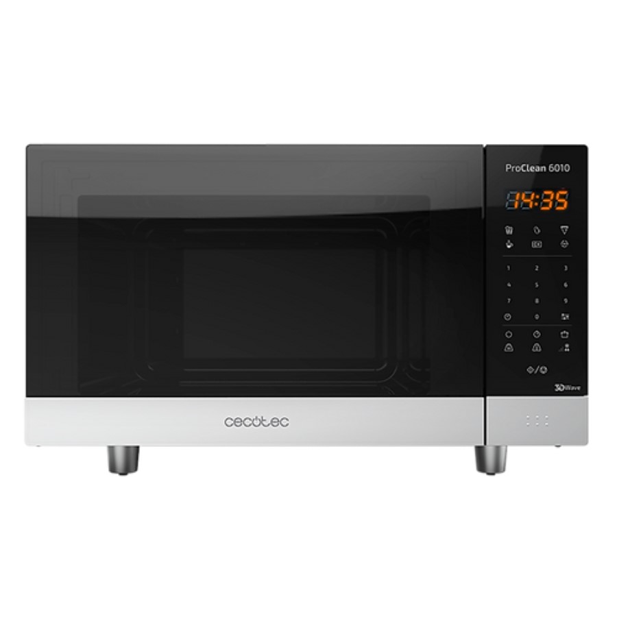 product image Cecotec Microwave ProClean 23 Litres External Dimensions (WxDxH):  
47.9 x 36.9 x 27.3 cm
