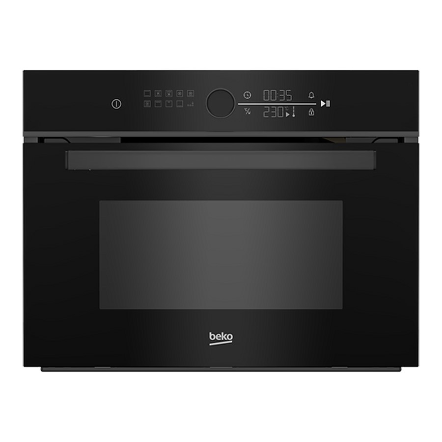 product image Beko Microwave Built-In Dark S/S 48 L H 45.5cm x W 59.4cm x D 56.7cm - With Dark Inox Handle