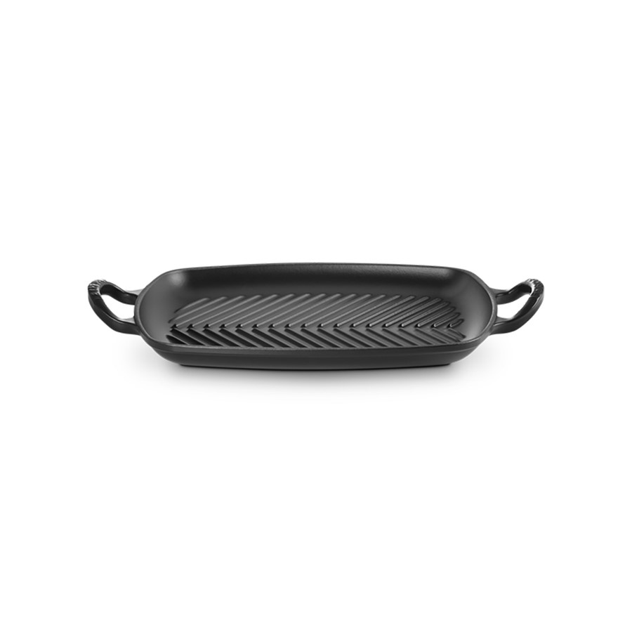 Le Creuset Low Rect Grill. S/Black 30 cm Image
