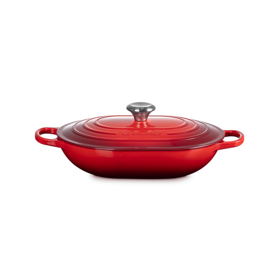 Le Creuset Oblong Casserole Cerise 31 cm Image