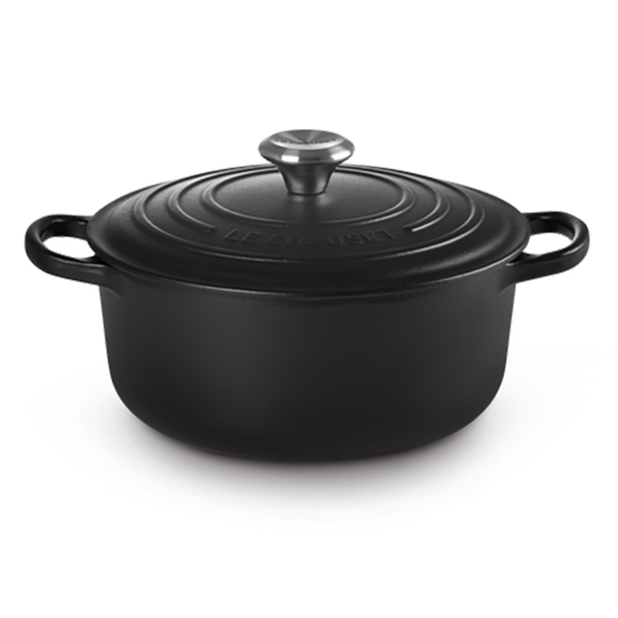 Le Creuset Round Casserole M/Black 20 cm Image