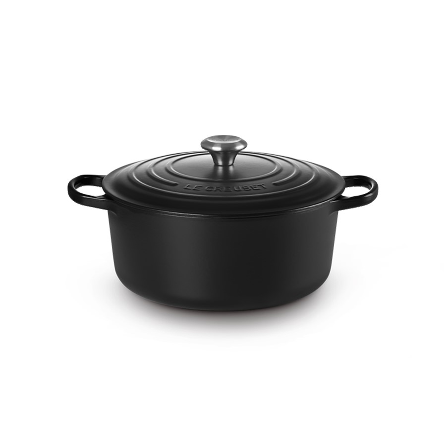 Le Creuset Rd. Casserole Satin Blk 28 cm Image