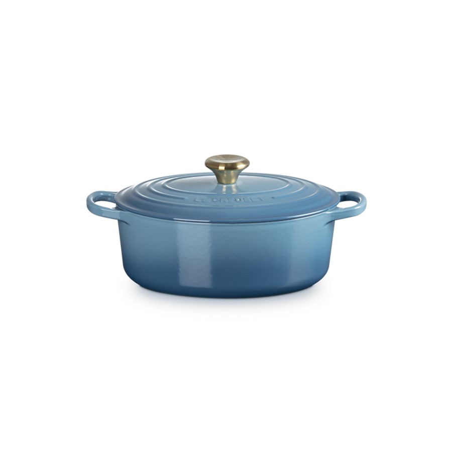 Le Creuset Oval Casserole Chambray 27 cm Image