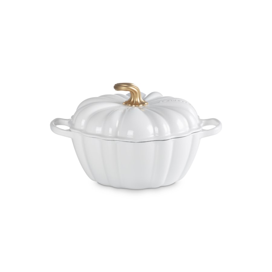 Le Creuset Pumpkin White Cast Iron 24 cm Image