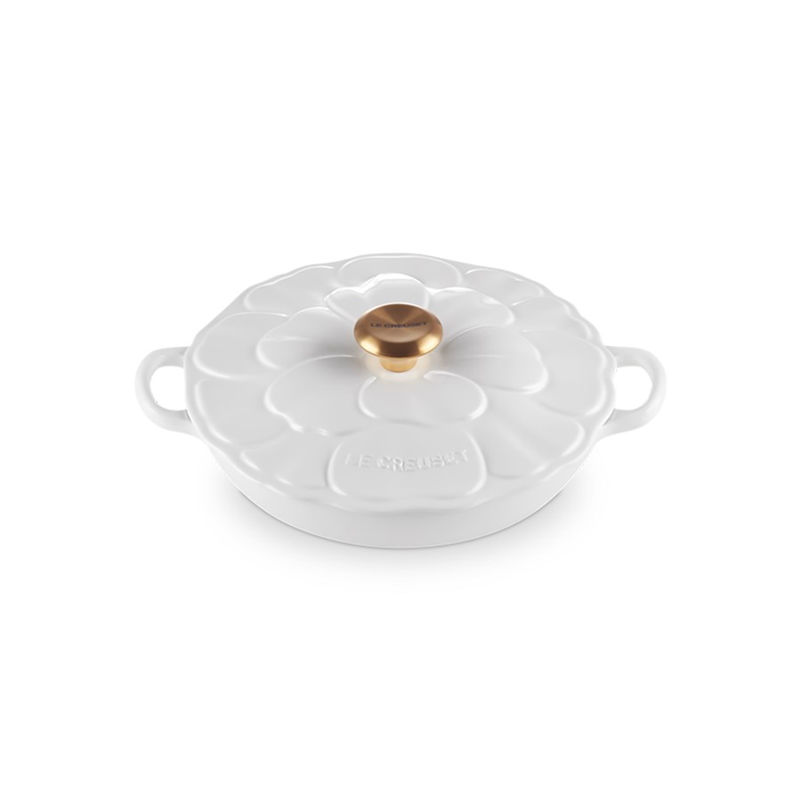 product image Le Creuset Petal Rd. Braiser White 26 cm 
