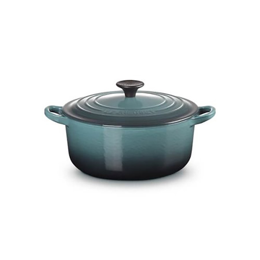 product image Le Creuset Classic Rd. Cass. Ocean 26 cm Phenolic Knob