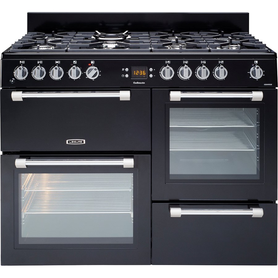 product image Leisure Range Cooker Dual Cooker Black H 90 cm x W 110 cm x D 60 cm
