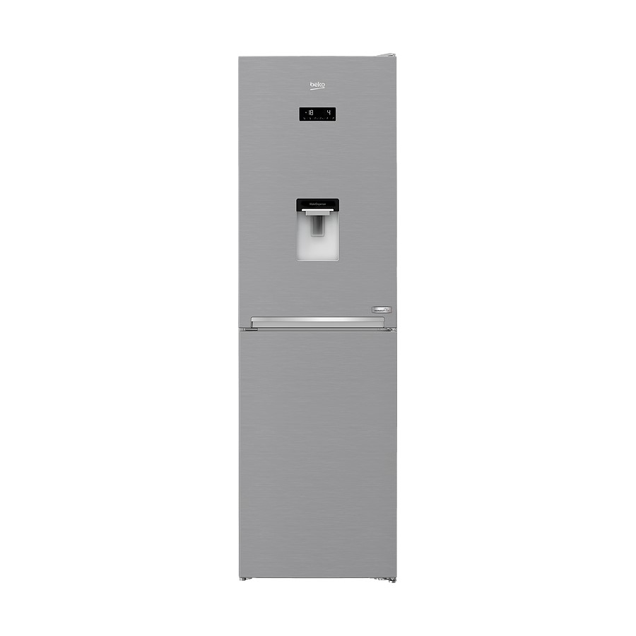 product image Beko Fridge/F NF With Disp. Silver 386 L H 202.50 cm x W 59.50 cm x D 67.00 cm
