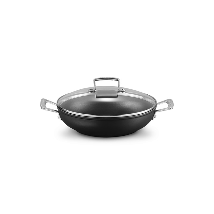 product image Le Creuset Provençale Low Cass Blk 26 cm With Glass Lid