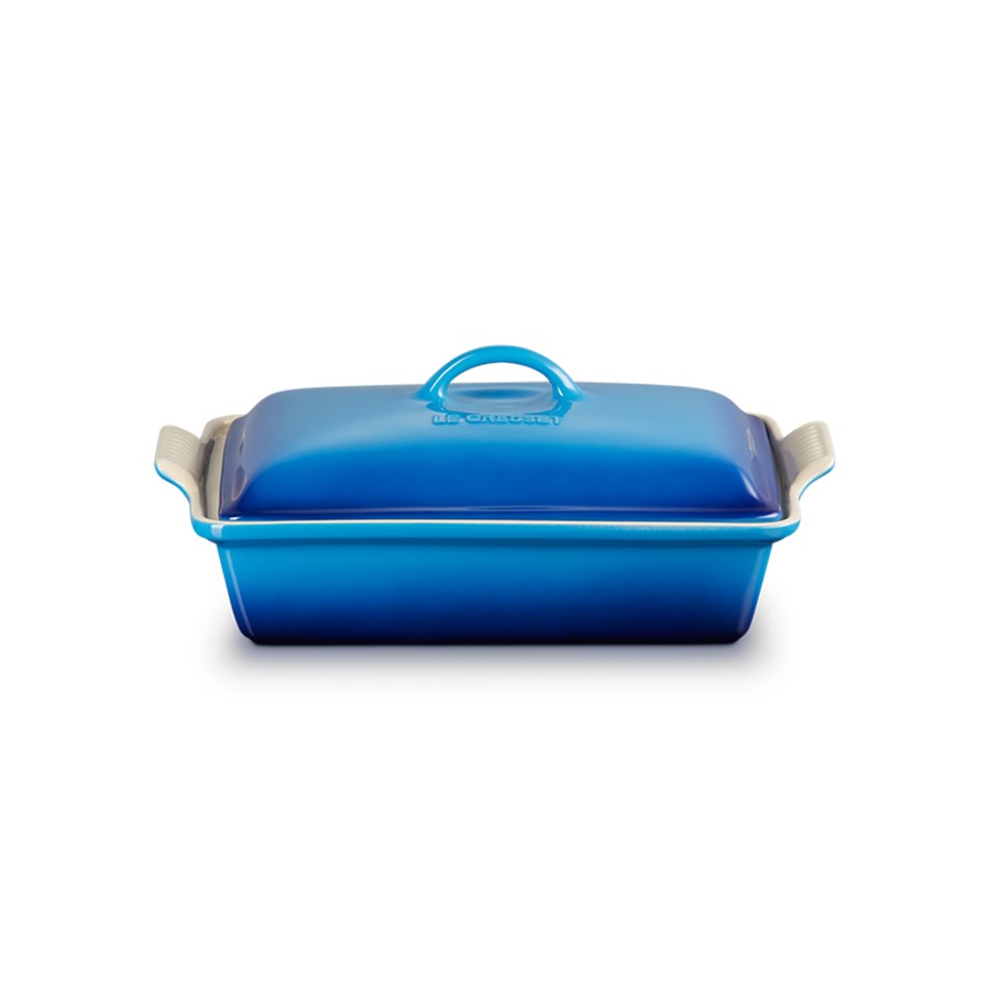 product Le Creuset Rect. Dish W/Lid Az/Blu 33 cm