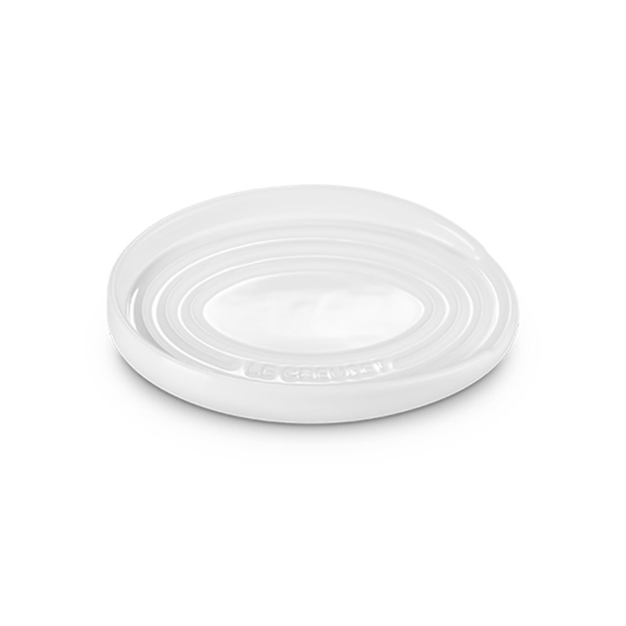 Le Creuset Oval Spoon Rest White 16 cm Image