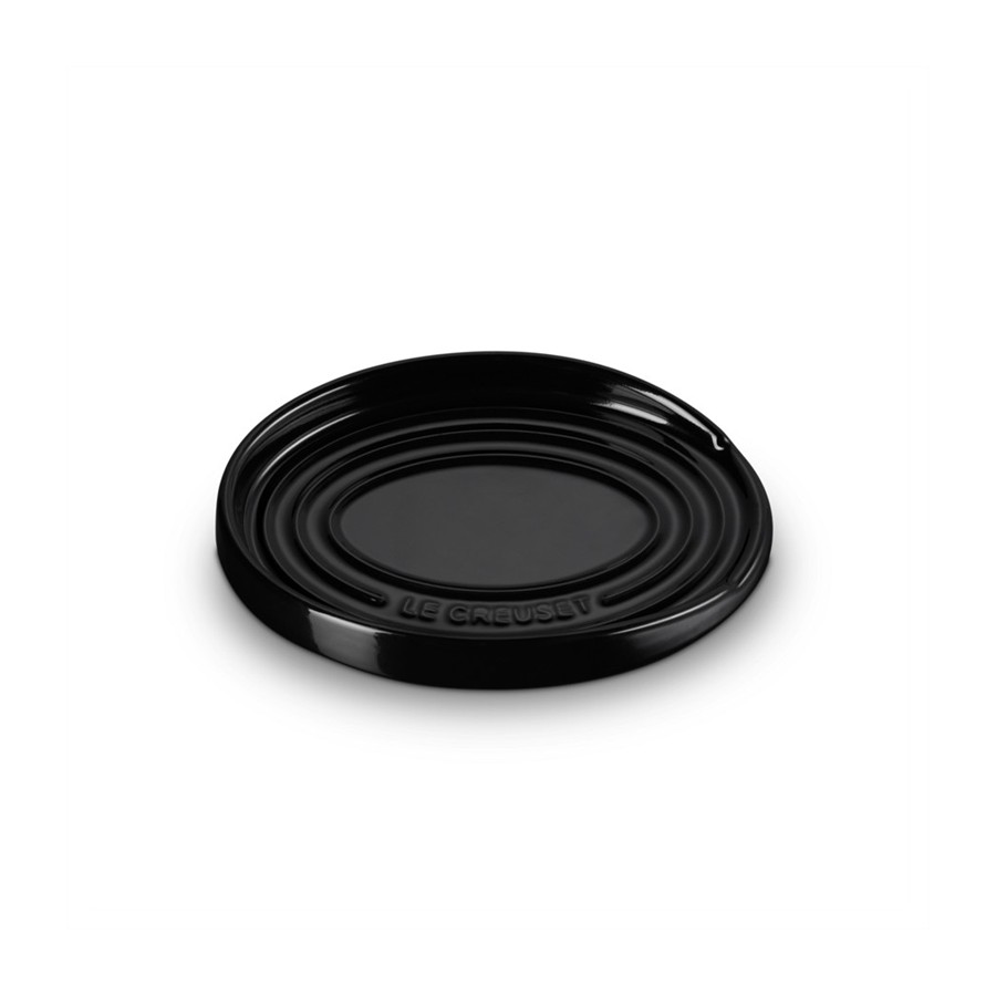 Le Creuset Oval Spoon Rest Blk Onyx Image