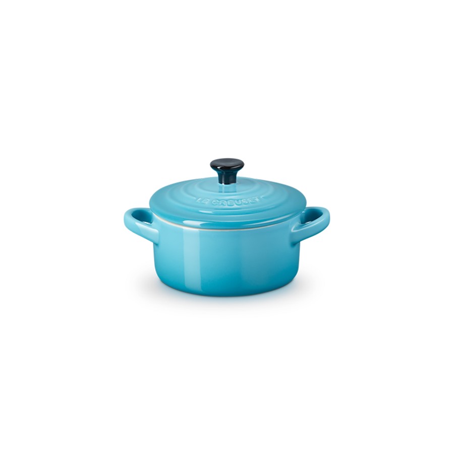 Le Creuset Rd. Mini Cocotte Teal 10 cm Image