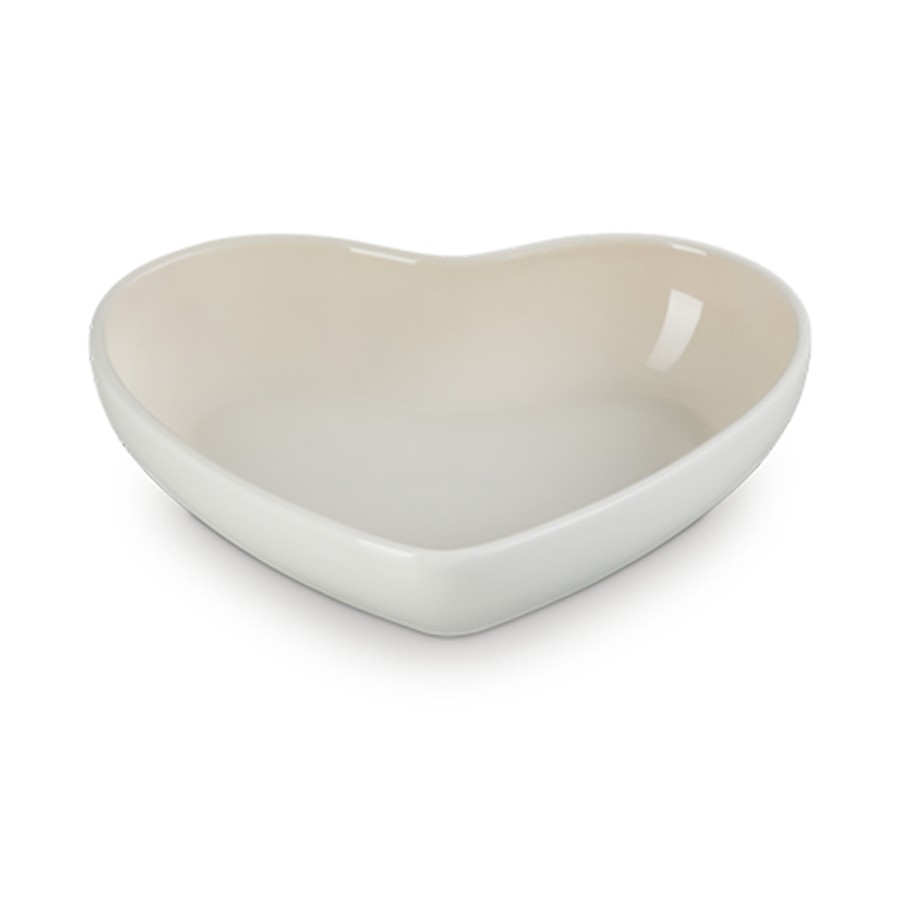 Le Creuset Heart Bowl Meringue 650 ml Image