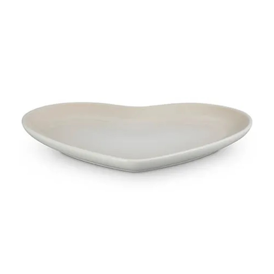 Le Creuset Heart Plate Meringue 23 cm Image