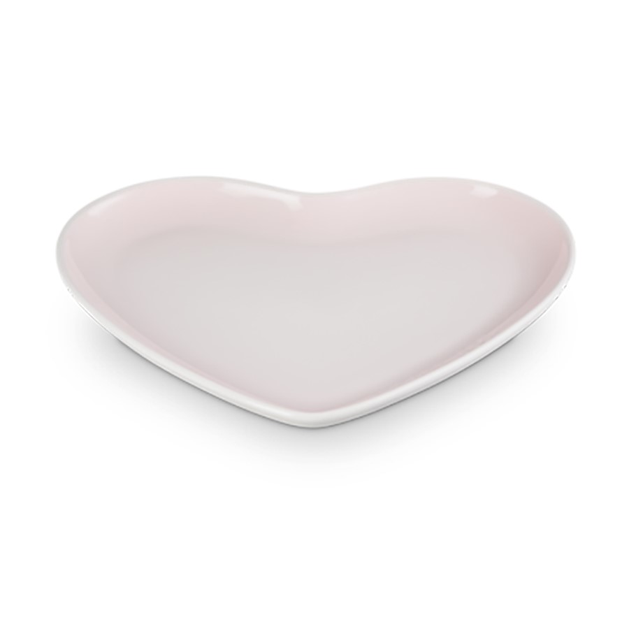 Le Creuset Heart Plate Shell Pink 23 cm Image
