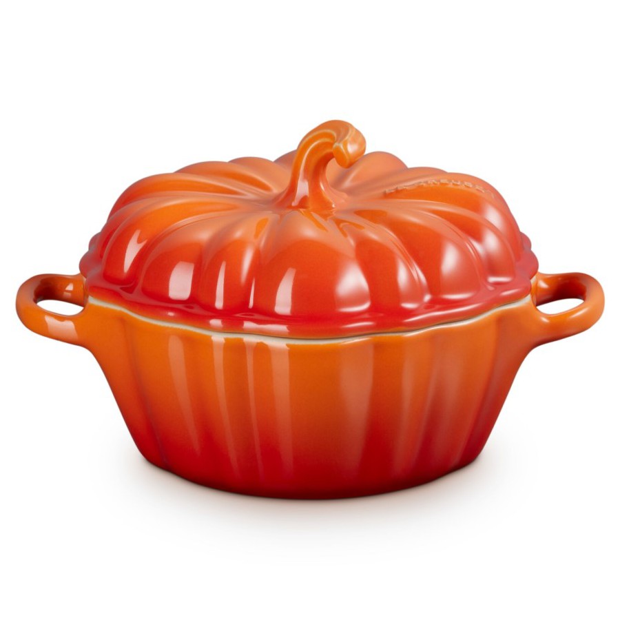 product image Le Creuset Pumpkin Cocotte Flame 350 ml Stoneware