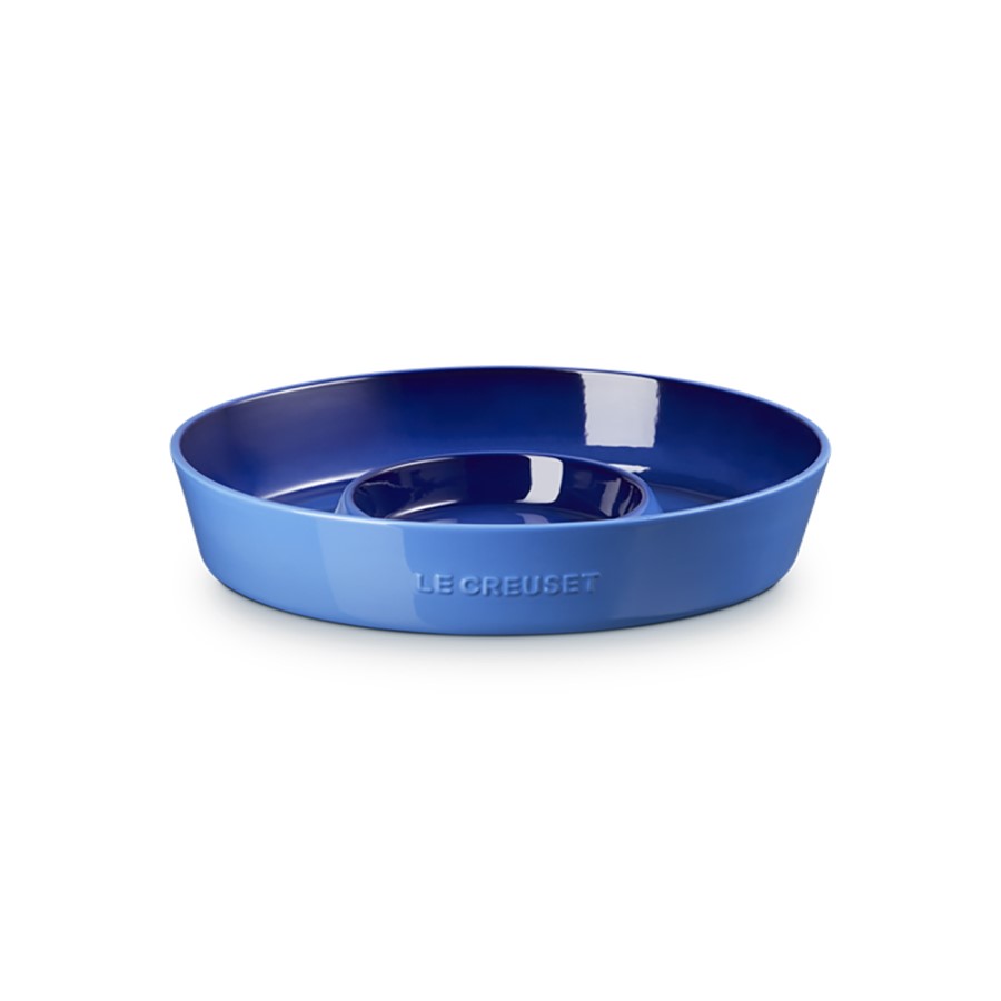 Le Creuset Chip&Dip Oval Platter Az.Blue Image