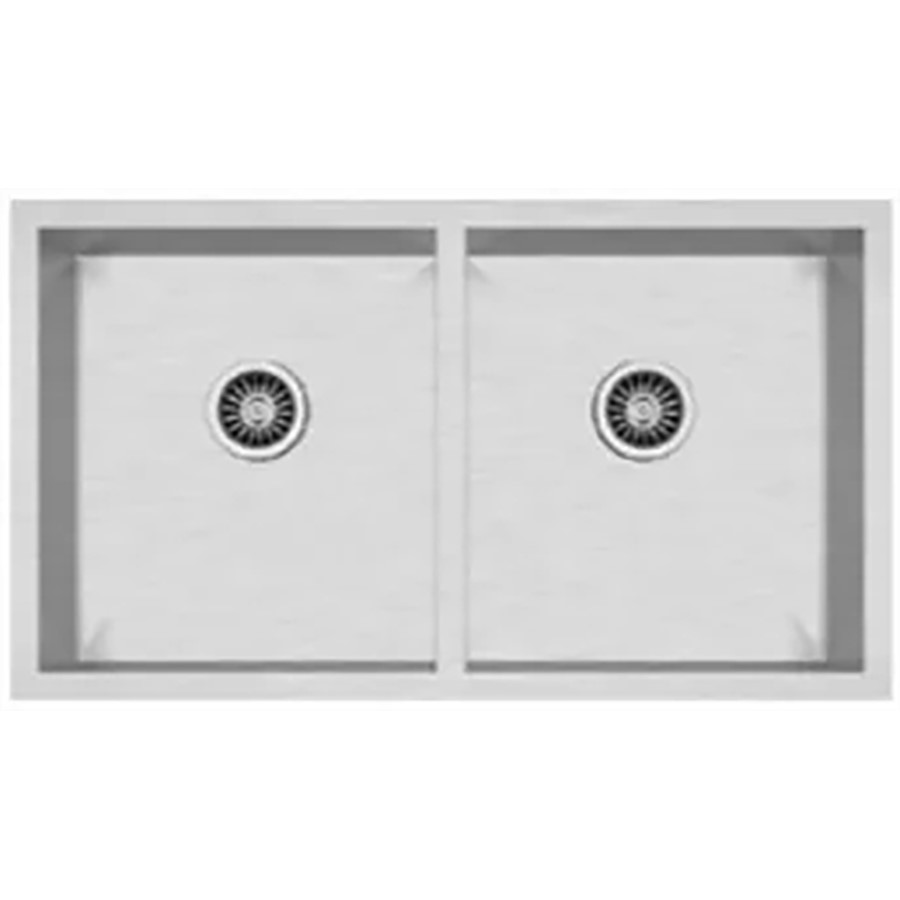 product image Asil Sink 2 Bowl Brush S/S 86 x 50.5 cm 