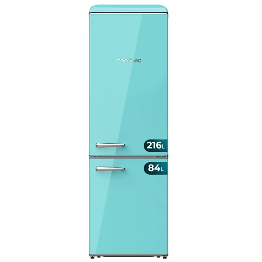 product image Cecotec Retro Fridge Combi Green 300 L H 192.0cm x W 59.5cm x D 62.8cm