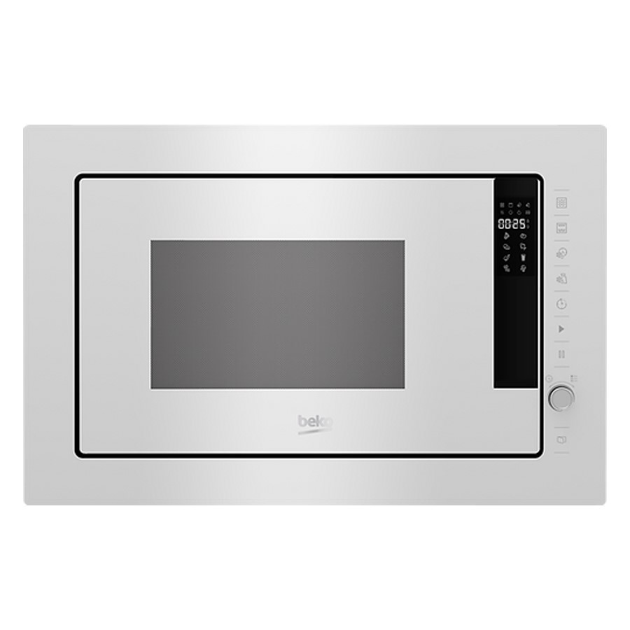 product image Beko Microwave BuiltIn Digital White 25L H 38.8cm x W 59.5cm x D 39.2cm