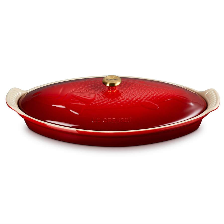 product image Le Creuset Heritage Fish Dish Cerise 34cm/ 1.6 L