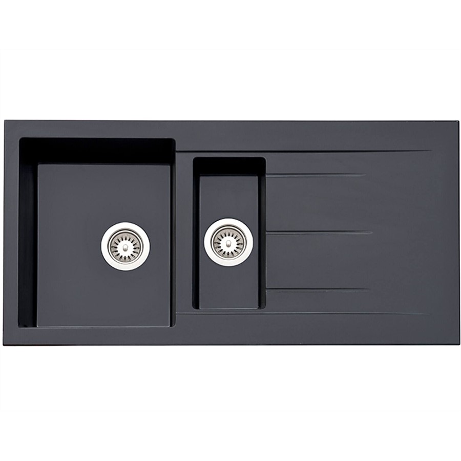 product image Asil Sink 1.5 Bowl Blk Granite 100x50 cm 